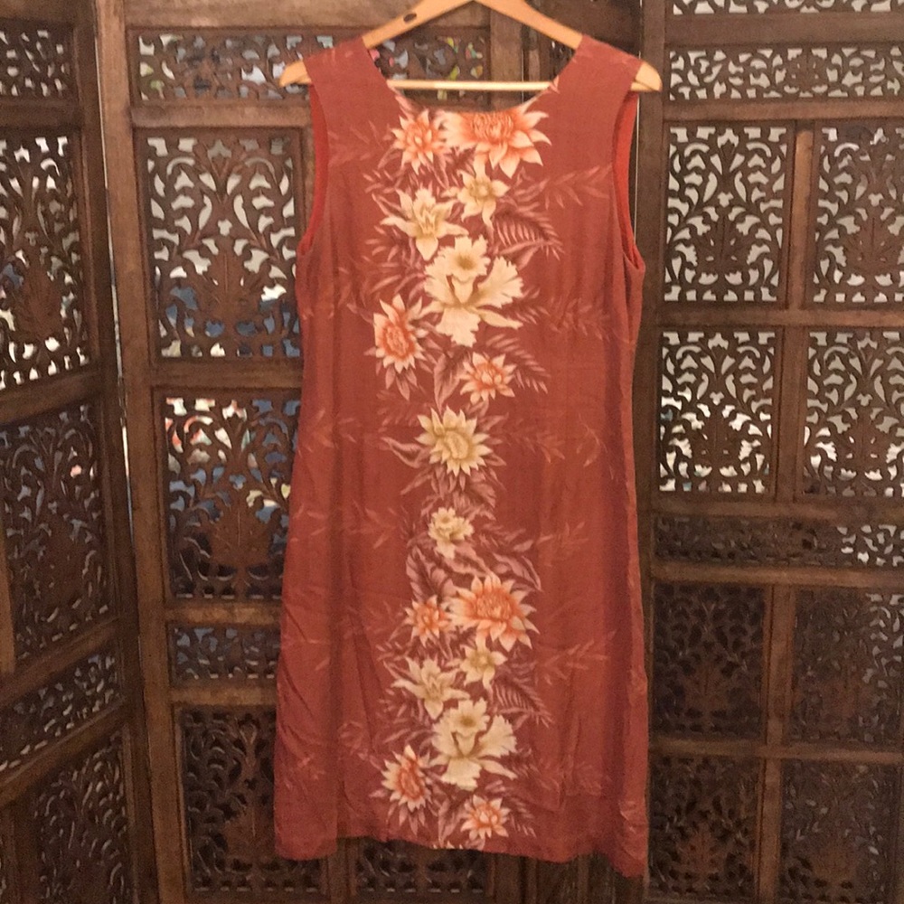 Tommy Bahama Rust Floral Dress